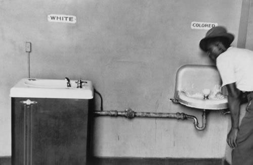 segregated water fountains